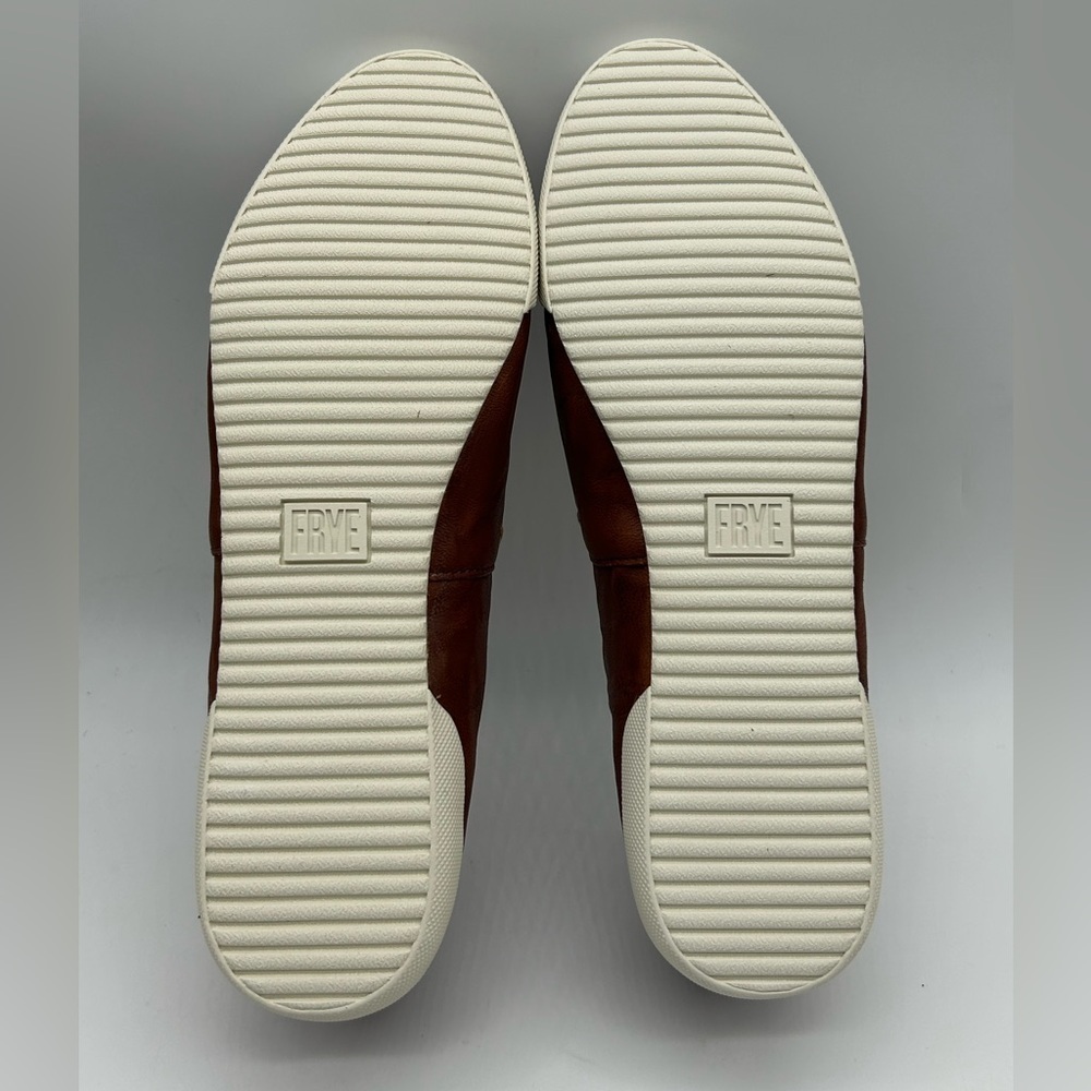 Frye Melanie Slip-On Flats Brown Size 11M Soft Leather Casual Shoes New With Box - Picture 6 of 11